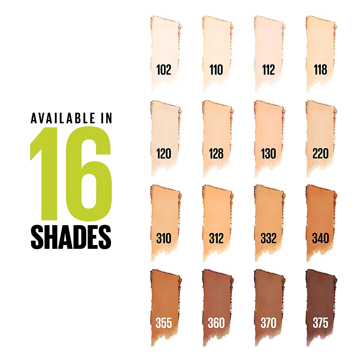 Maybelline Super Stay Up to 24HR Hybrid Powder-Foundation, Medium-to-Full Coverage Makeup, Matte Finish, 102, 1 Count - Image 8
